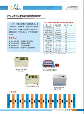 STR-P系列小型喷淋PCB快速制板系统